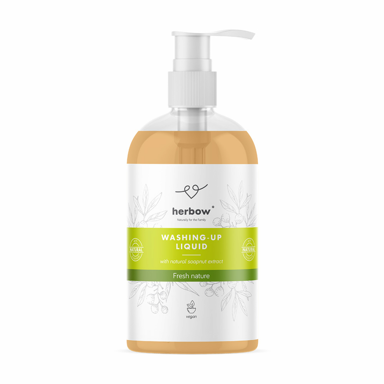 Herbow<br>Dishwasher Liquid - Fresh Nature 500ml